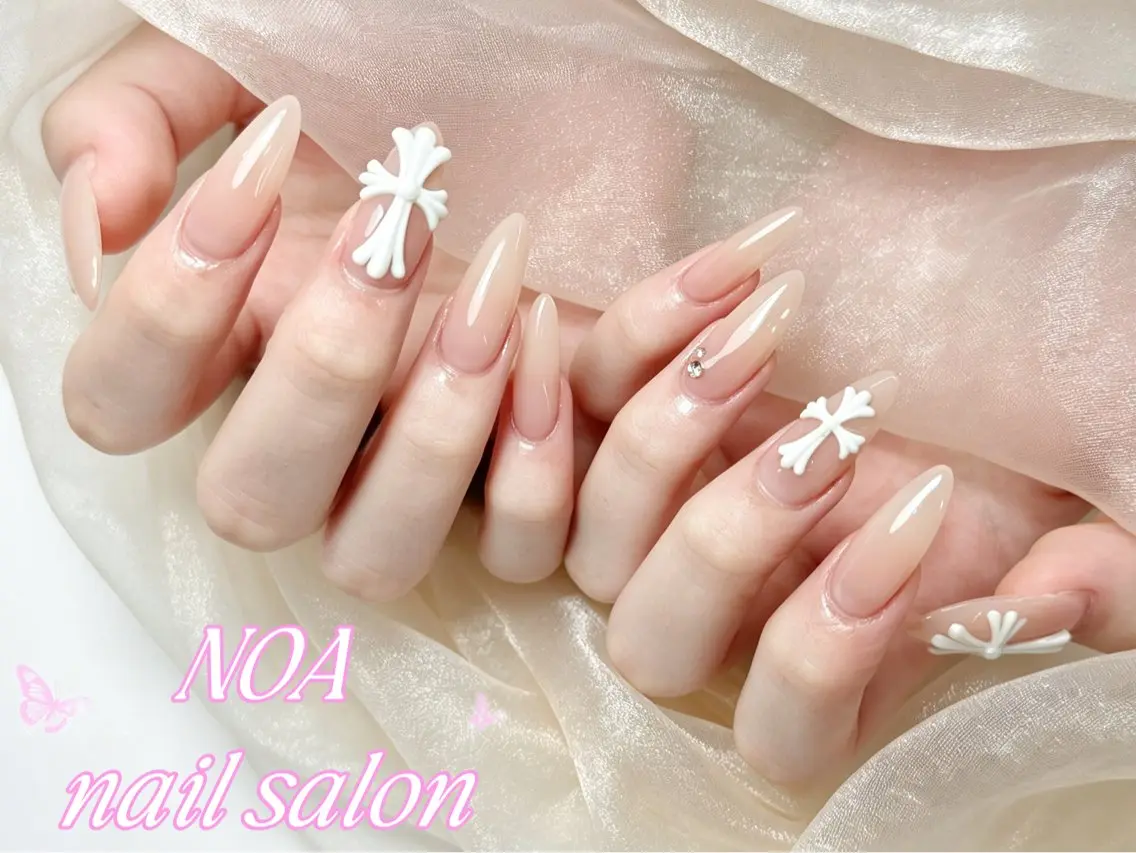 ロング ハンドネイル Noa Nail みつきのネイルデザイン