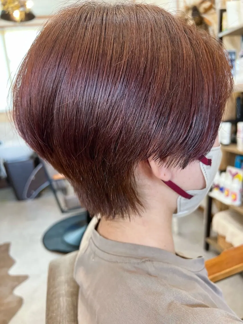 ショート ハンサムショート ショートヘア hair works raptureのヘアスタイル
