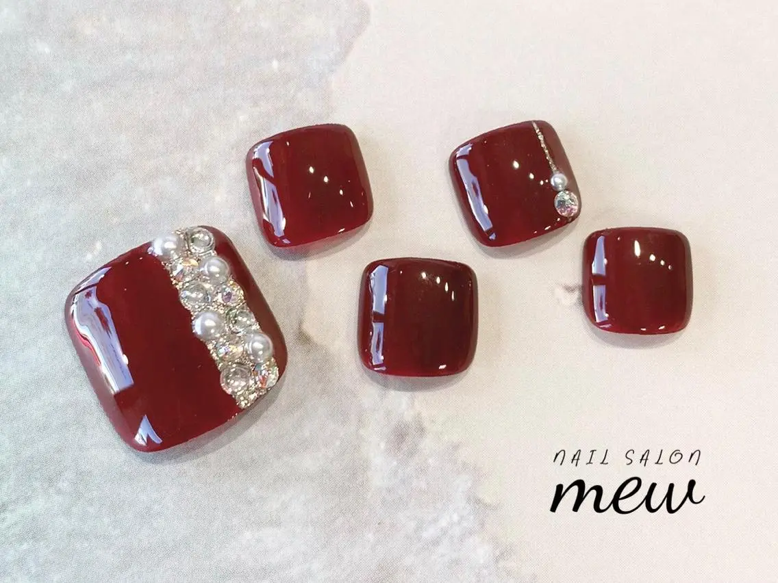 ネイル フットネイル Nail salon mewのネイルデザイン
