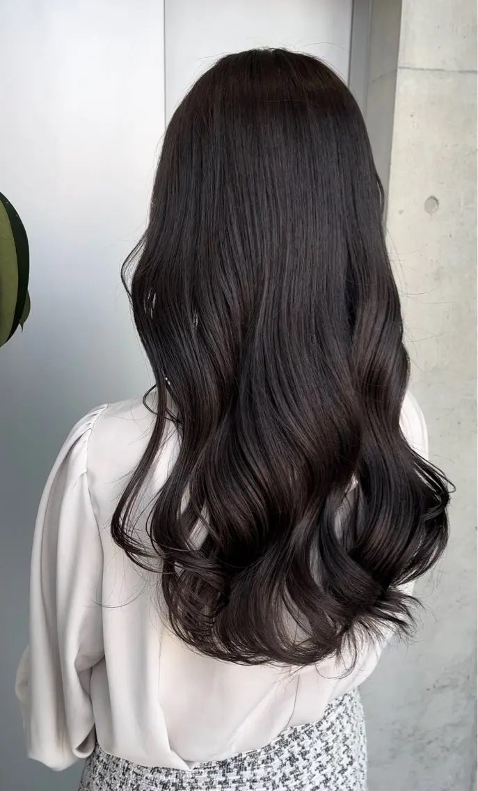 ロング カラー カット ヘアカラー トリートメント 🌫️大人韓国ヘア 🌫️naoyaのヘアスタイル