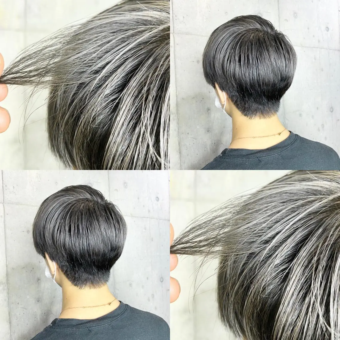 ミディアム カラー パーマ メンズ 再現性No.1ヘア ごーた立川のヘアスタイル