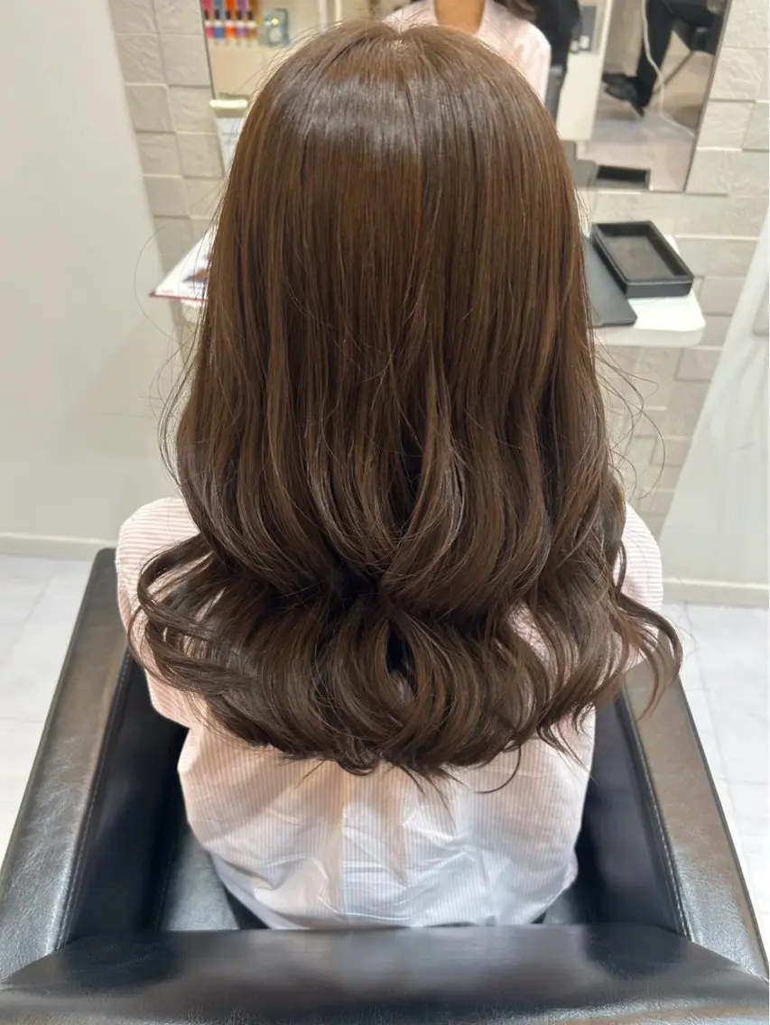 【追加料金なし】One color➕ノーマルトリートメント➕仕上げのセット(巻き髪・ストレート)の写真