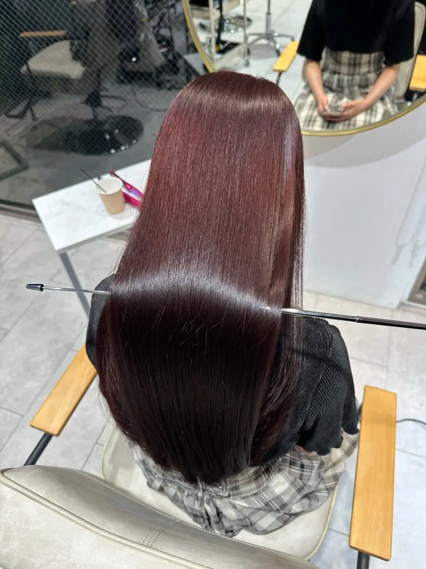 セミロング 縮毛矯正 美髪特化✨ 伊織✨縮毛矯正✨のヘアスタイル