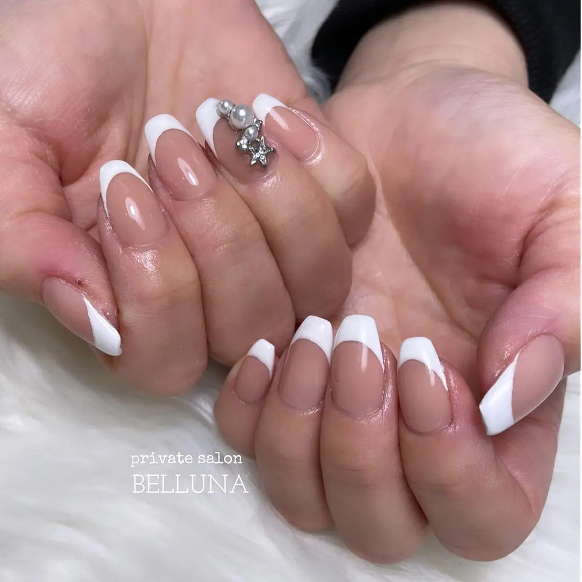 ミディアム ネイル BELLUNA Mizuki❤︎のネイルデザイン