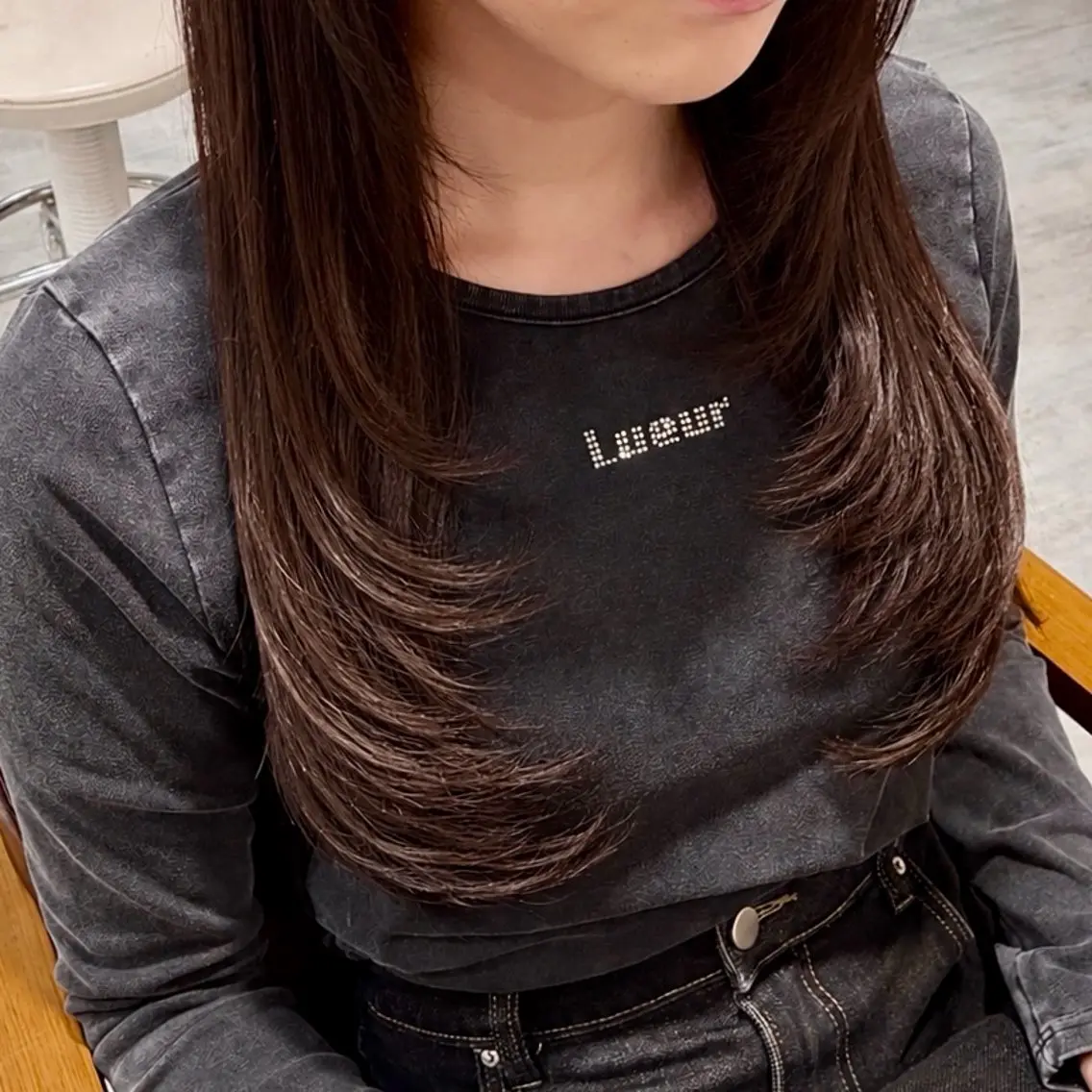 ロング カラー ヘアアレンジ カット ヘアカラー 💙CIEL／AO I💙のヘアスタイル