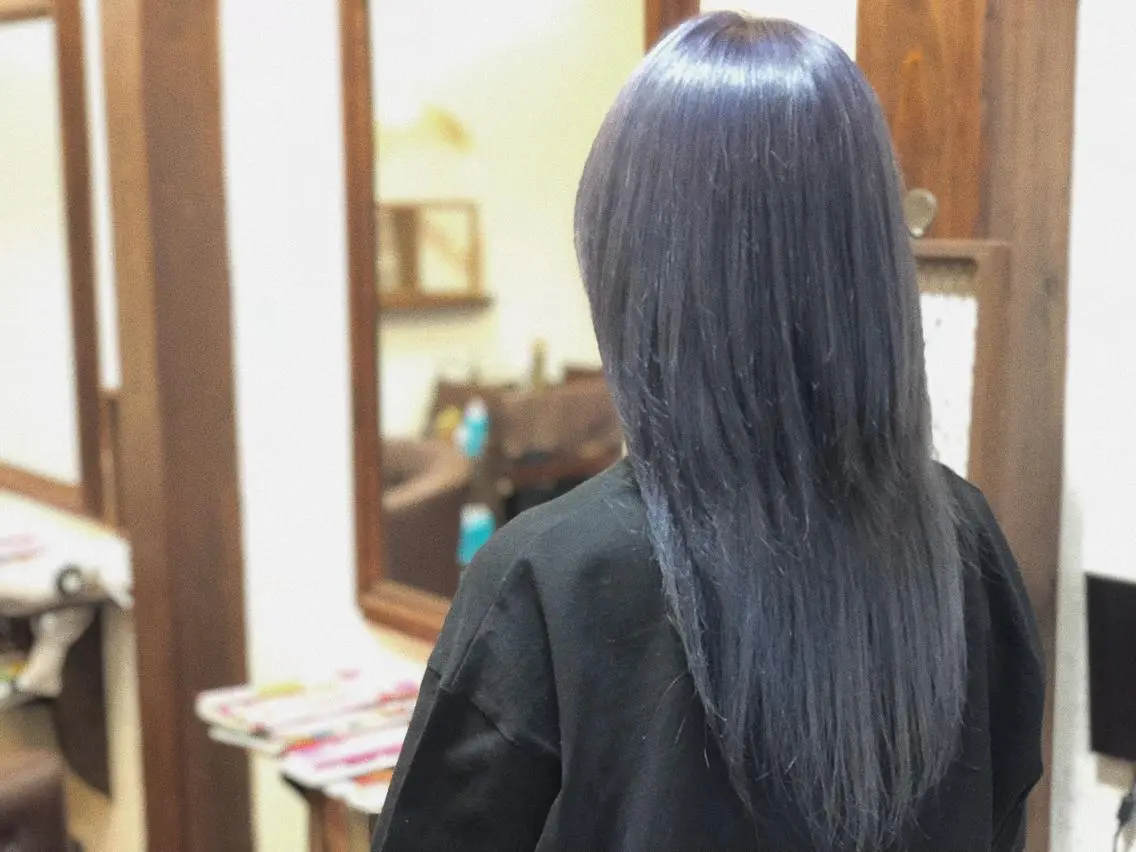 ロング カラー ラベンダーカラー Snaly カラー特化ページのヘアスタイル
