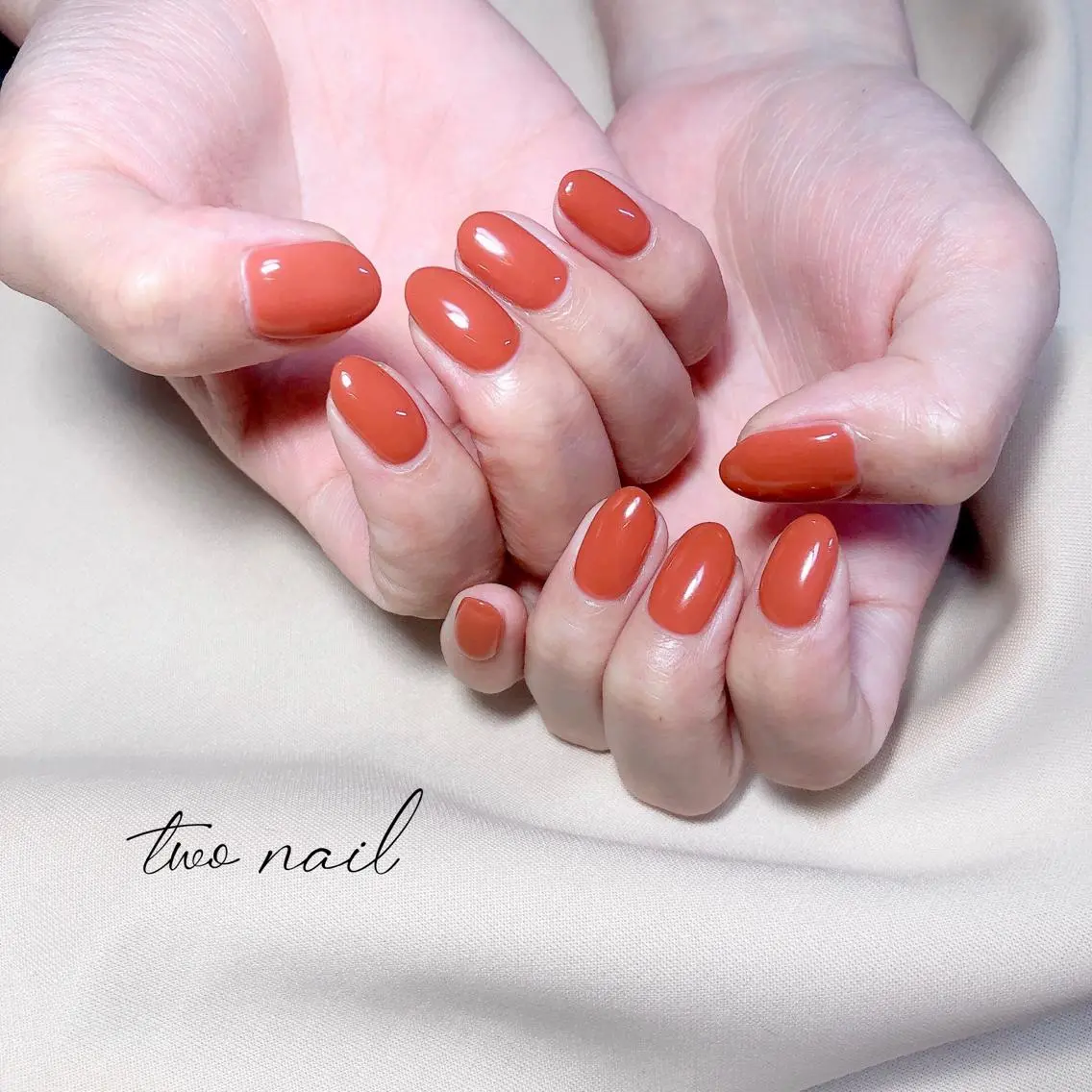 ネイル アートネイル ブラウン フットネイル ハート ニュアンスネイル ハンドネイル two nailのネイルデザイン