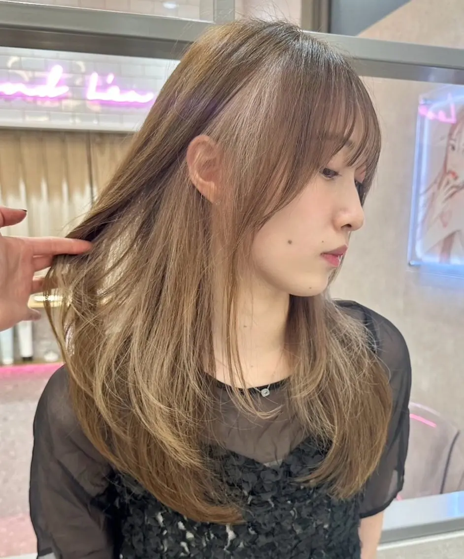 ロング カラー カット ヘアカラー トリートメント 🎀リオ🎀/ 推しカラーのヘアスタイル