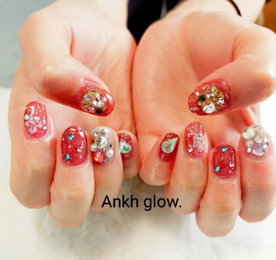 ネイル ハンドネイル Ankh glow.のネイルデザイン