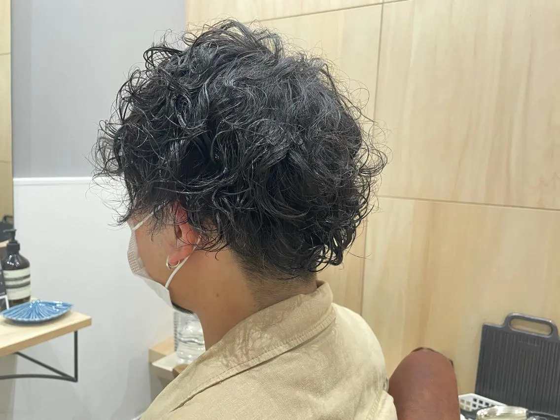 パーマ メンズ miloc かおりのヘアスタイル