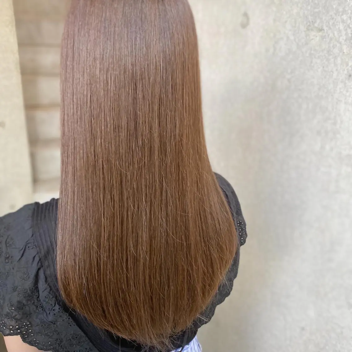 セミロング カラー モテ前髪 タゴメ シンヤのヘアスタイル