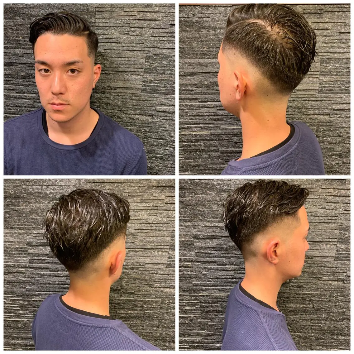 ショート メンズ フェードカット スキンフェード 高橋 大輔のヘアスタイル