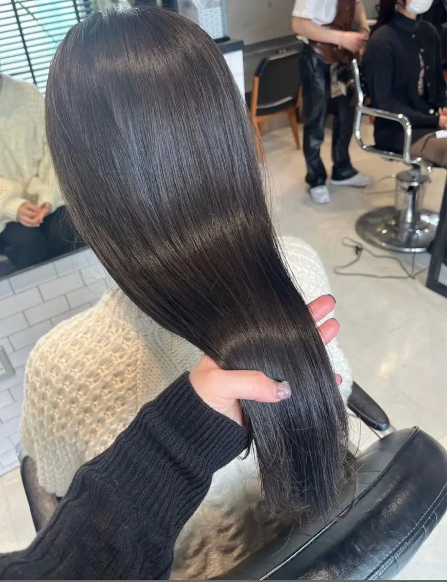 ロング カラー パーマ ヘアアレンジ 縮毛矯正特化✂︎ YUKAのヘアスタイル