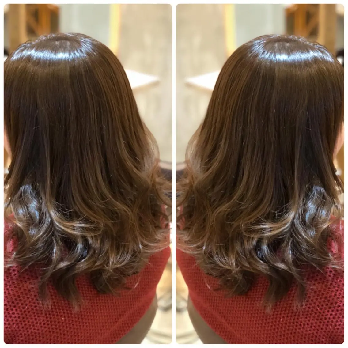 セミロング カラー カット ヘアカラー トリートメント 小山内 龍一郎 店長のヘアスタイル