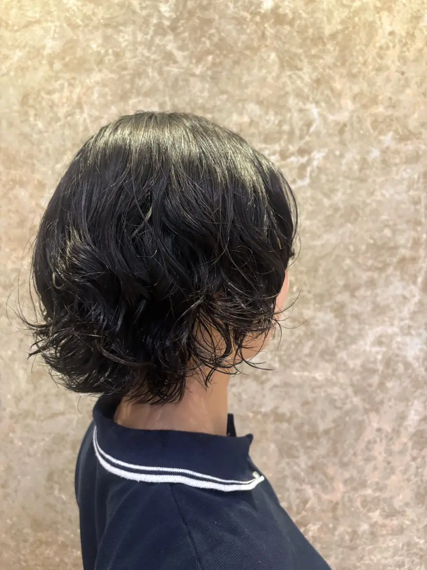 パーマ パーマ アベ ミスズのヘアスタイル