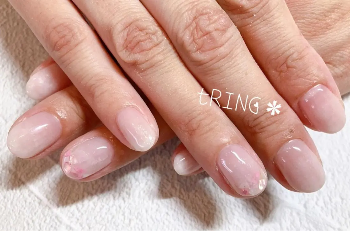 ネイル ハンドネイル tRING* しいの木台のネイルデザイン