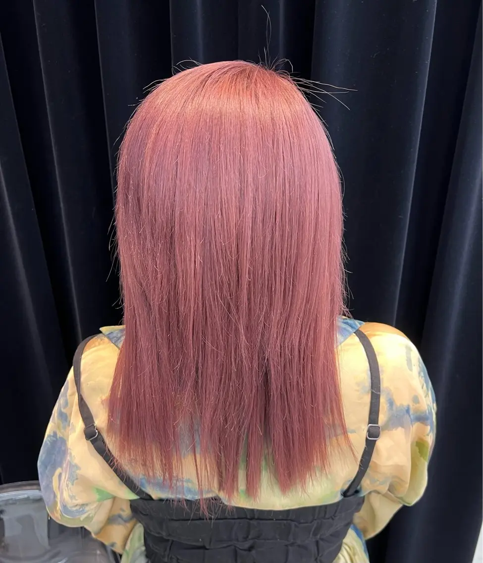 ミディアム カラー ブリーチ ラベンダーカラー ラベンダーピンク ピンクカラー 🌷︎あすか🌷 JILLSTUDIOのヘアスタイル