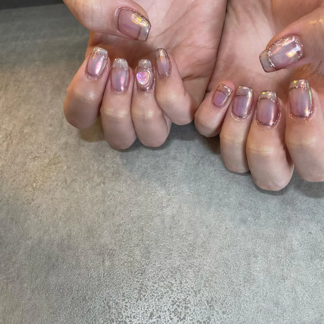 ネイル オーロラネイル Nail Salon Gummi.のネイルデザイン