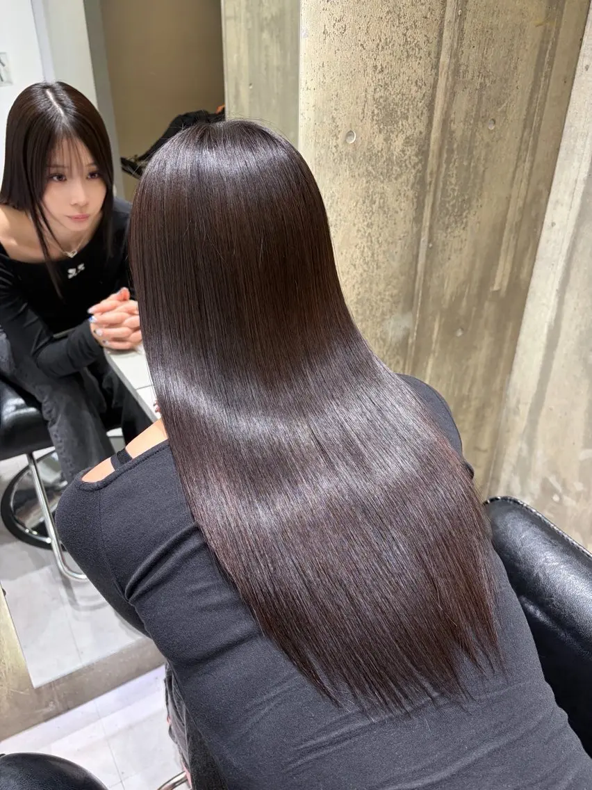 【先着2名様限定当日クーポン】カット+髪質改善カラー+HITAトリートメントの写真