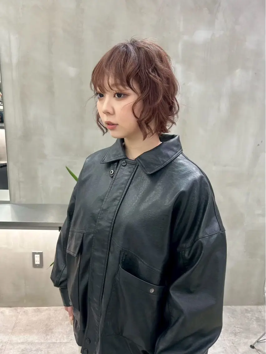ショート カラー パーマ umu.【ウム】 ricoのヘアスタイル