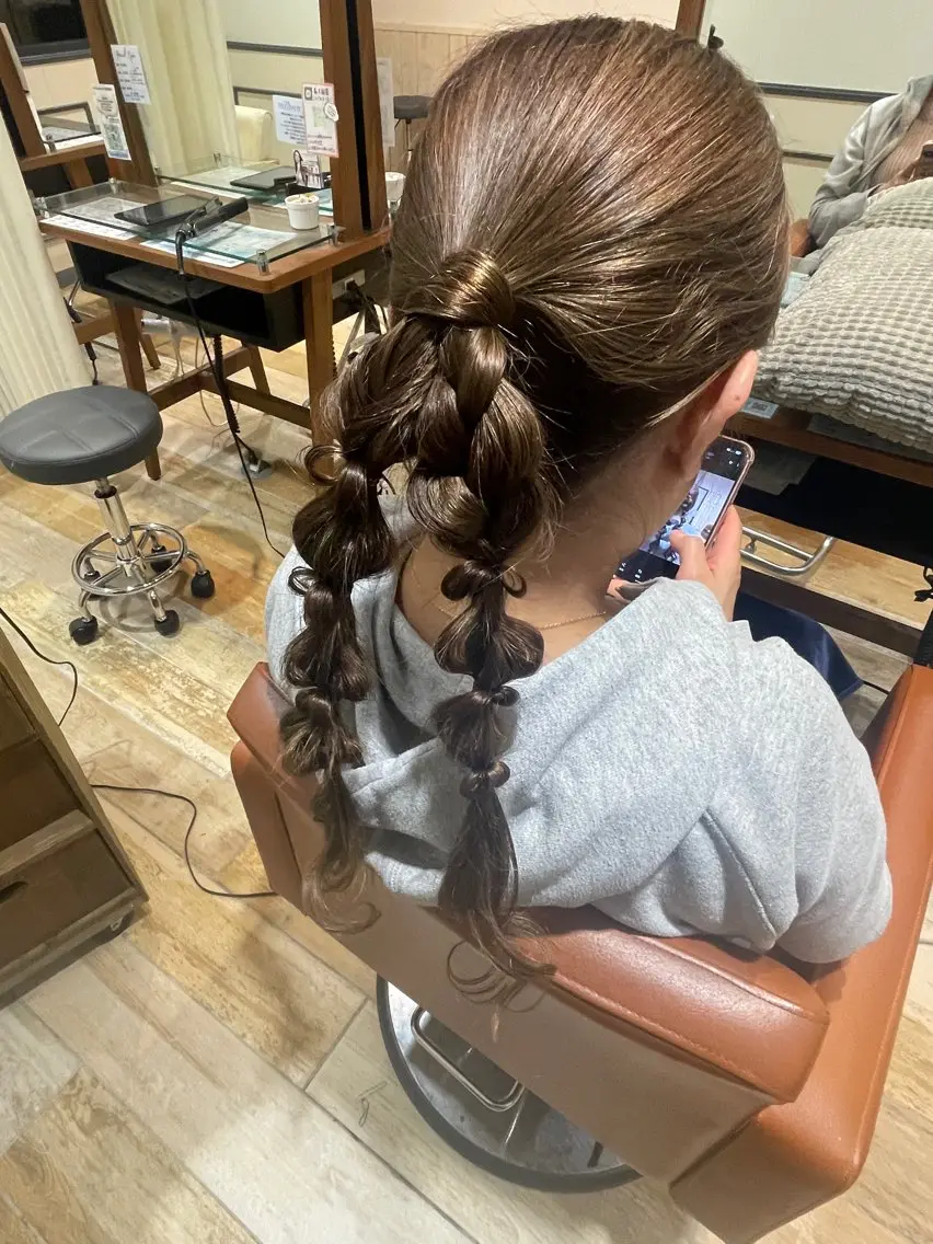 ヘアアレンジ 近 大和のヘアスタイル