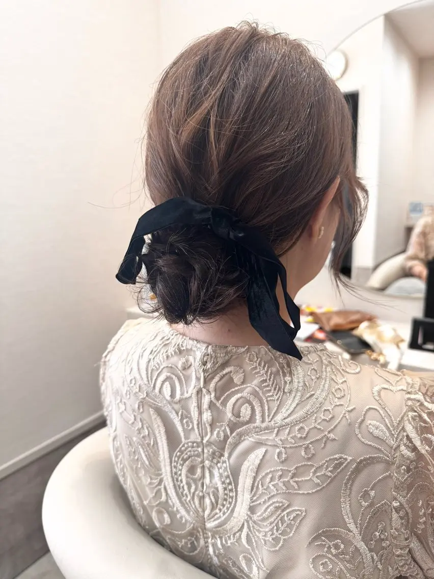 ヘアアレンジ ヘアセット 伴藤 寿男のヘアスタイル