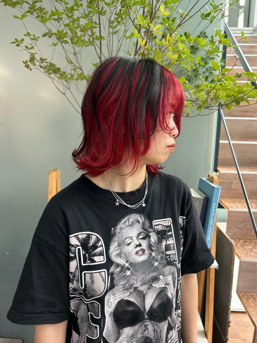カラー かがやしづ ⭐️カラーモデルのヘアスタイル