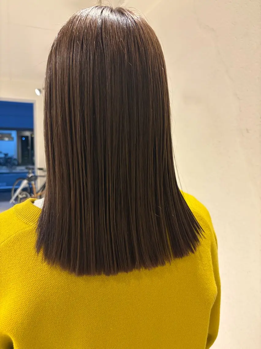 ミディアム カラー 渡邉 ひかるのヘアスタイル