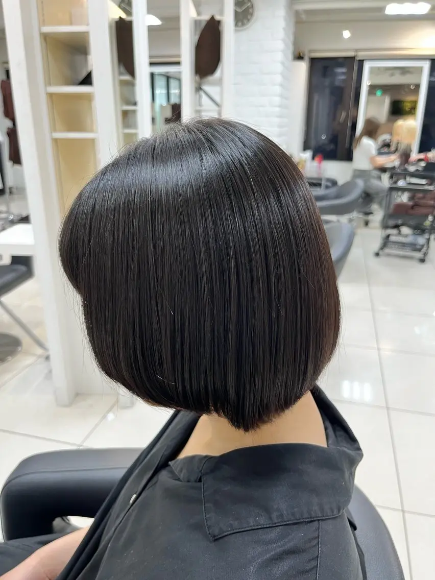 ミディアム カラー ヘアカラー トリートメント 縮毛矯正指名No.1 艶カラー/SHIMAのヘアスタイル