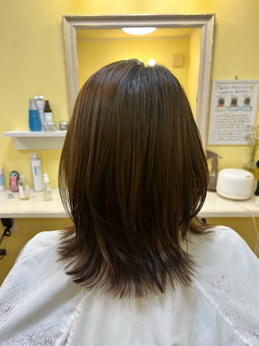 ミディアム MoMO北三条駅 ꕤ︎︎·͜·さとうのヘアスタイル