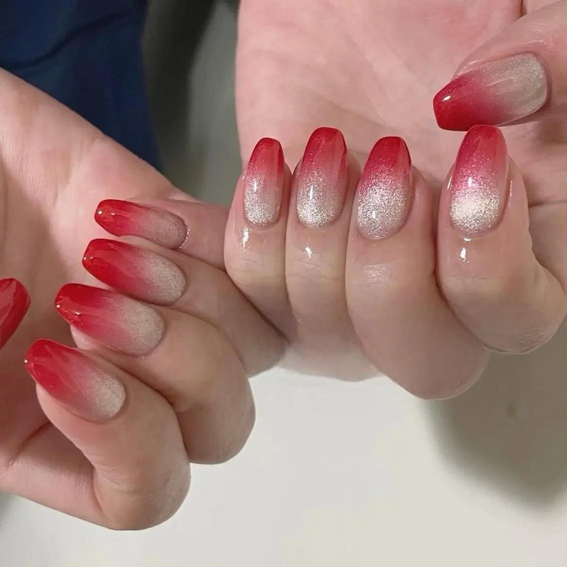 ネイル グラデーション マグネットネイル NEM nailstudioのネイルデザイン