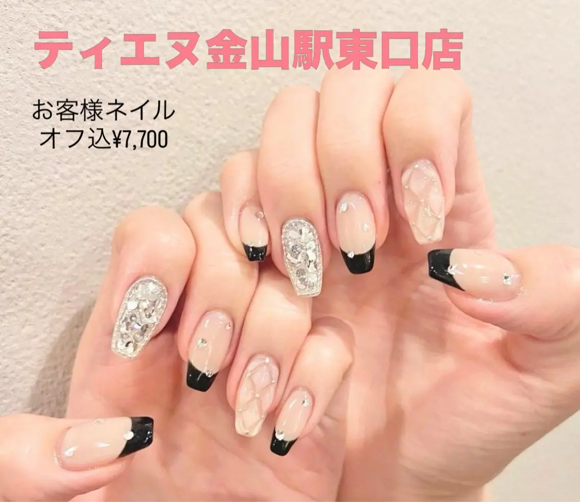 ネイル オフィスネイル シンプルネイル ハンドネイル ティーエヌ 金山駅東口店のネイルデザイン