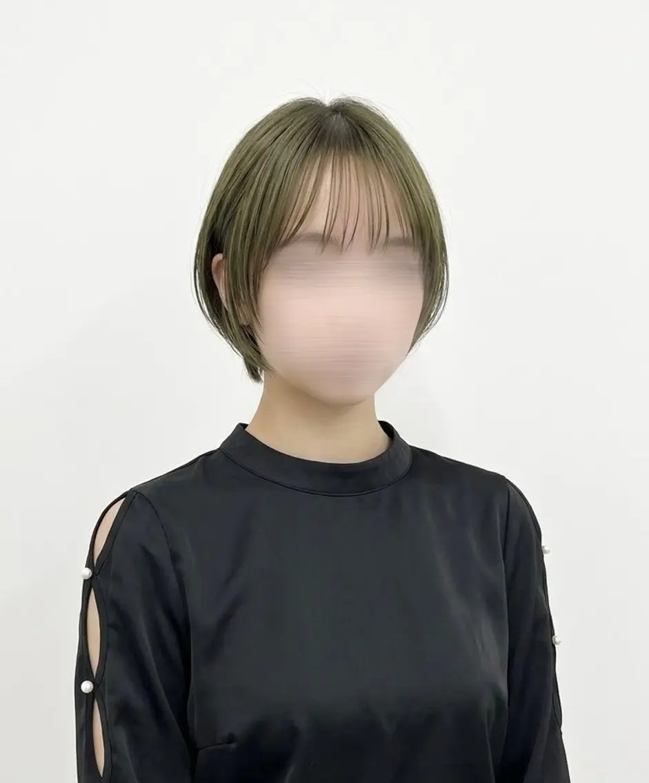 ( 🪽骨格似合わせセット ) 小顔カット+カラー+髪質改善の写真
