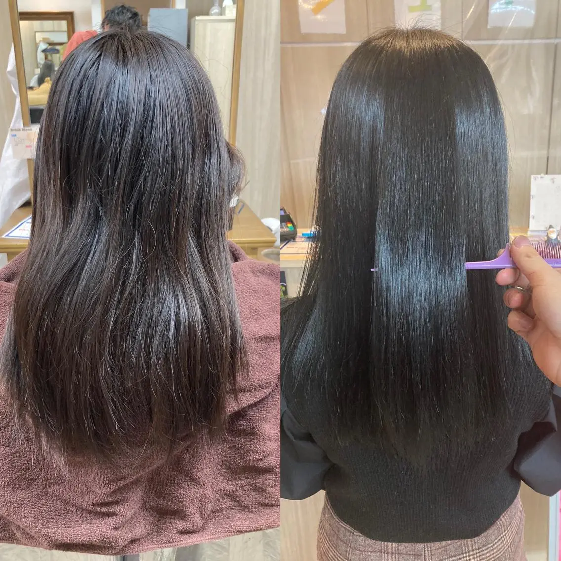 ロング カラー カット ヘアカラー 縮毛矯正 トリートメント ✂️似合わせの魔術師 石田一樹✂️のヘアスタイル