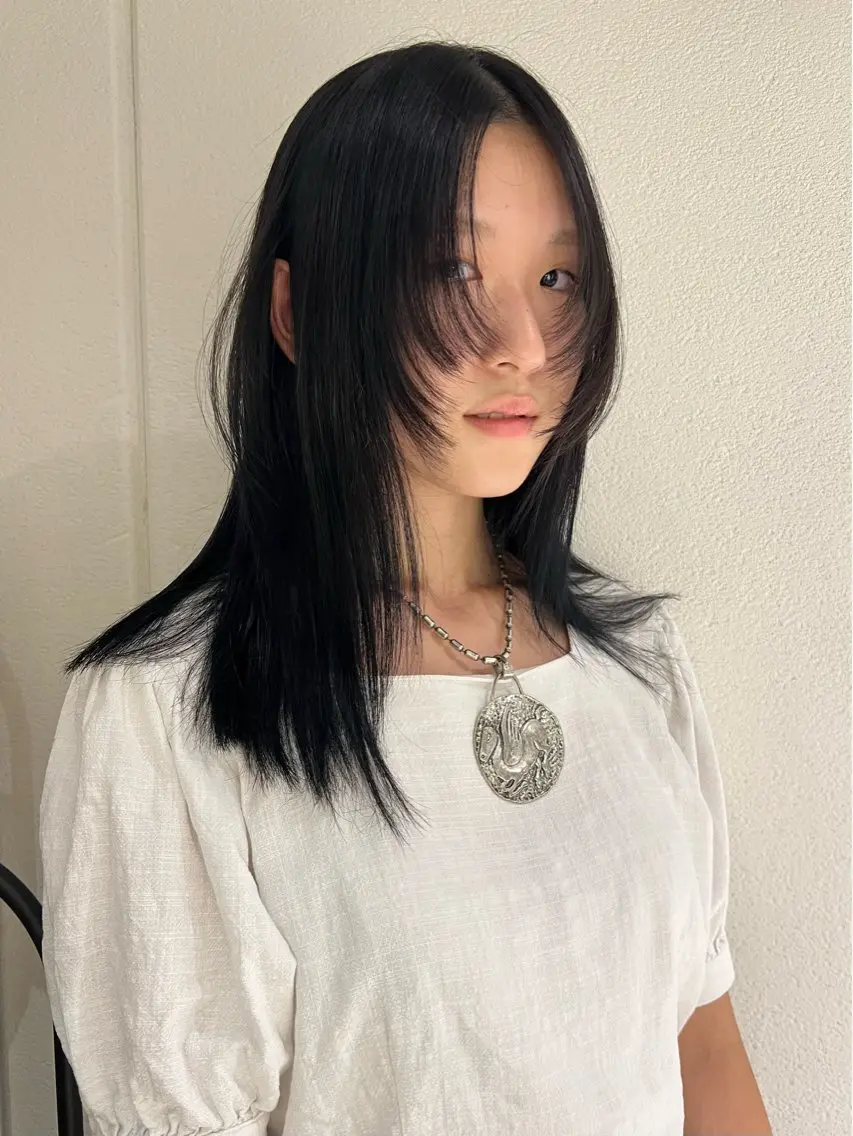 セミロング カラー ブリーチ ケアブリーチ 透明感カラー デザインカラー ダブルカラー ハイトーン/ボブ 🎀sonokaのヘアスタイル