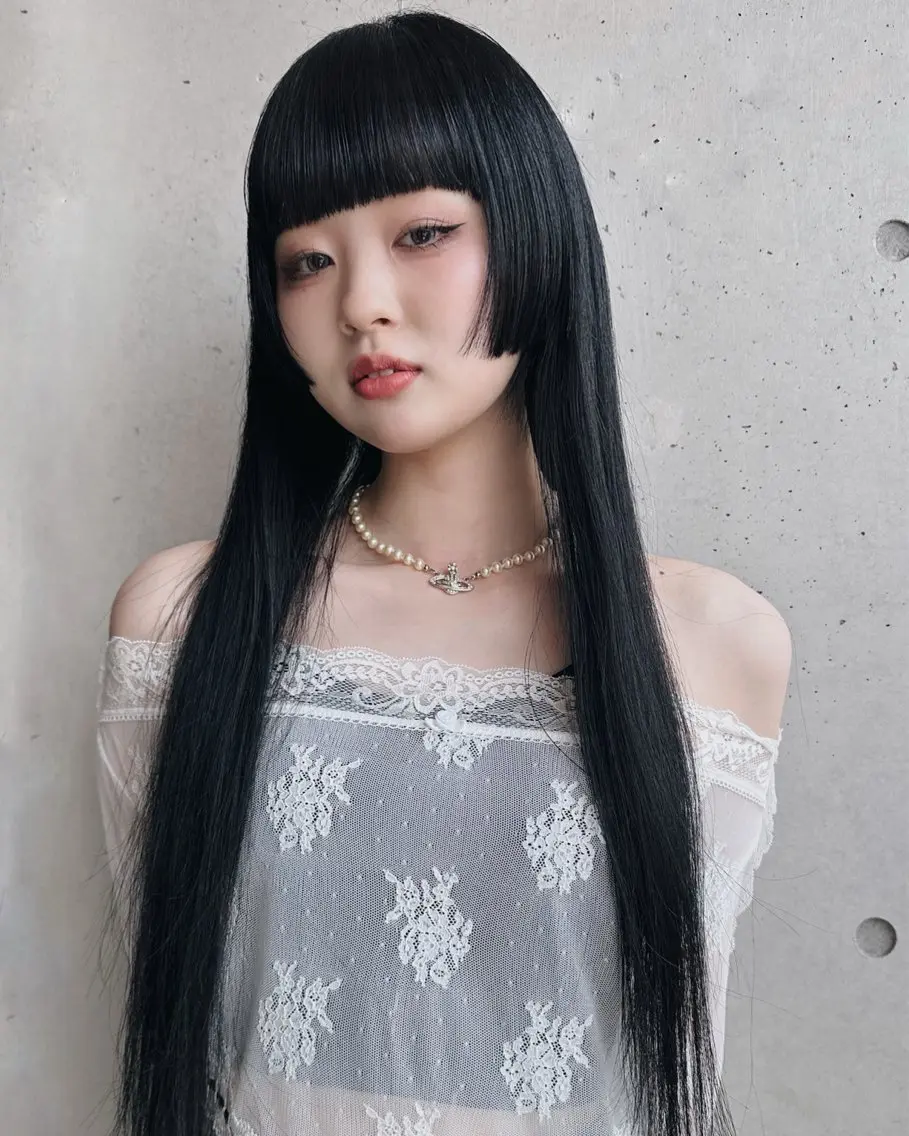 カット+縮毛矯正+カラー+2stepトリートメント【柔らか質感/透明感/ナチュラルカラー】の写真