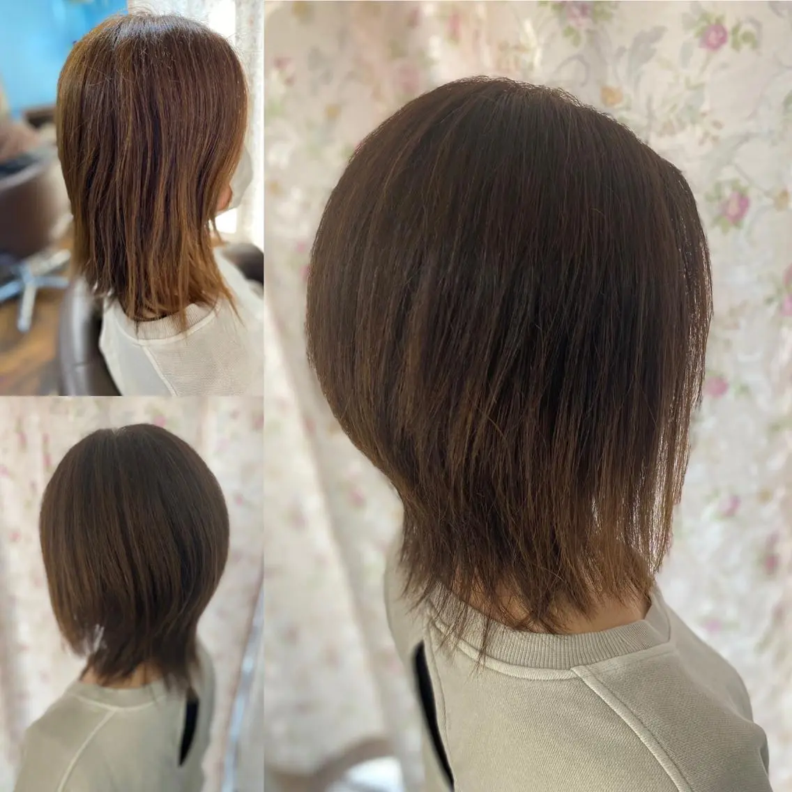 ミディアム くせ改善師 髪質改善師ゴトウのヘアスタイル