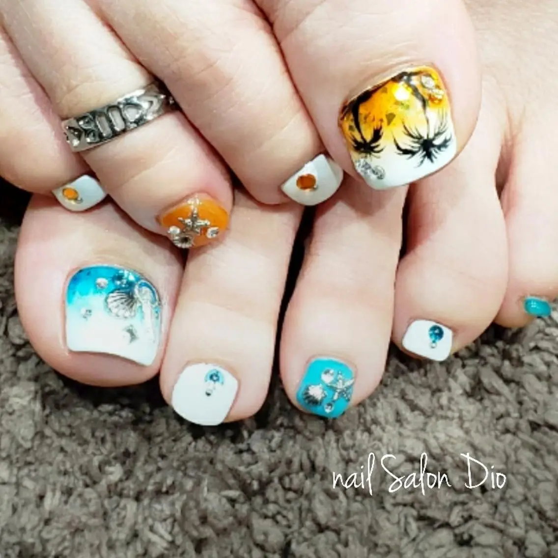ネイル フットネイル Nail salon Dioのネイルデザイン