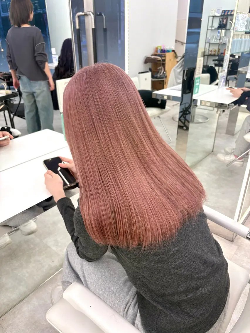 カラー ヘアカラー ハイトーン/エクステ /りこぴん🎀のヘアスタイル