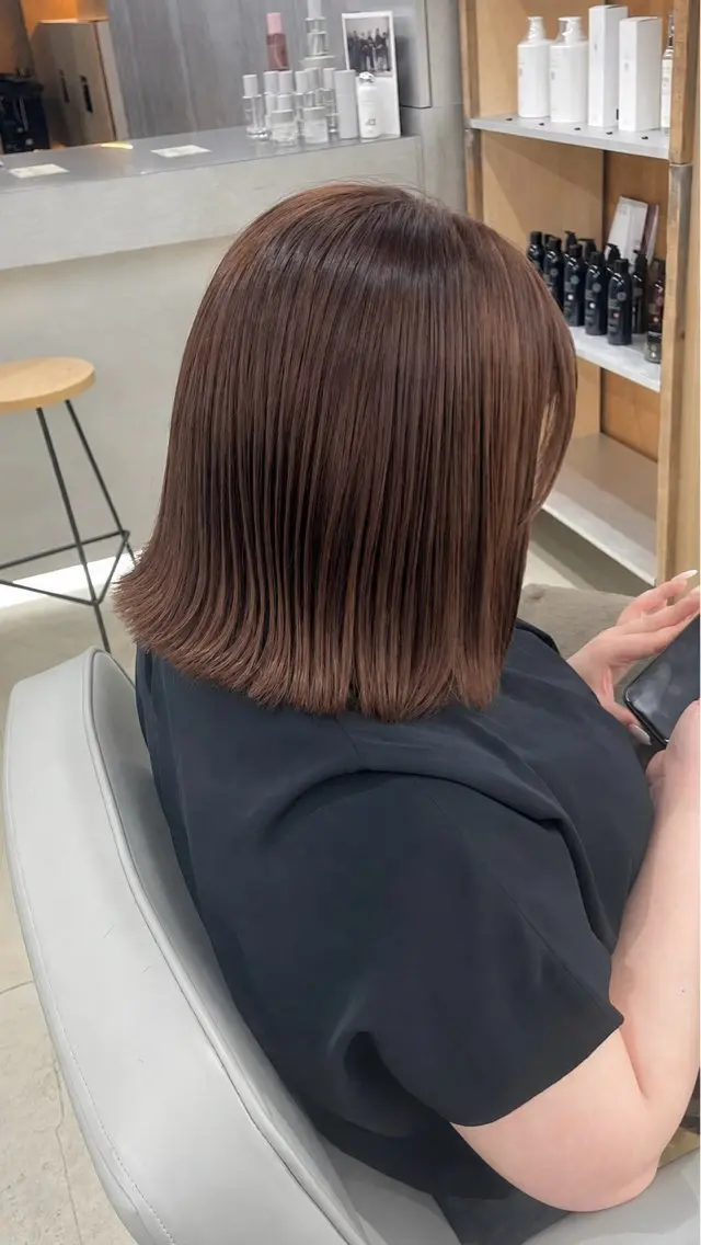 カット+カラー+2ステップトリートメントの写真