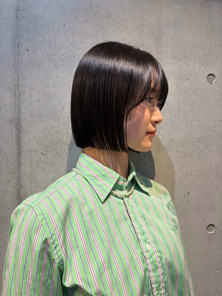 ショート カラー ヘアアレンジ カット ヘアカラー トリートメント ボブ艶モテカラー🫧 カリンのヘアスタイル