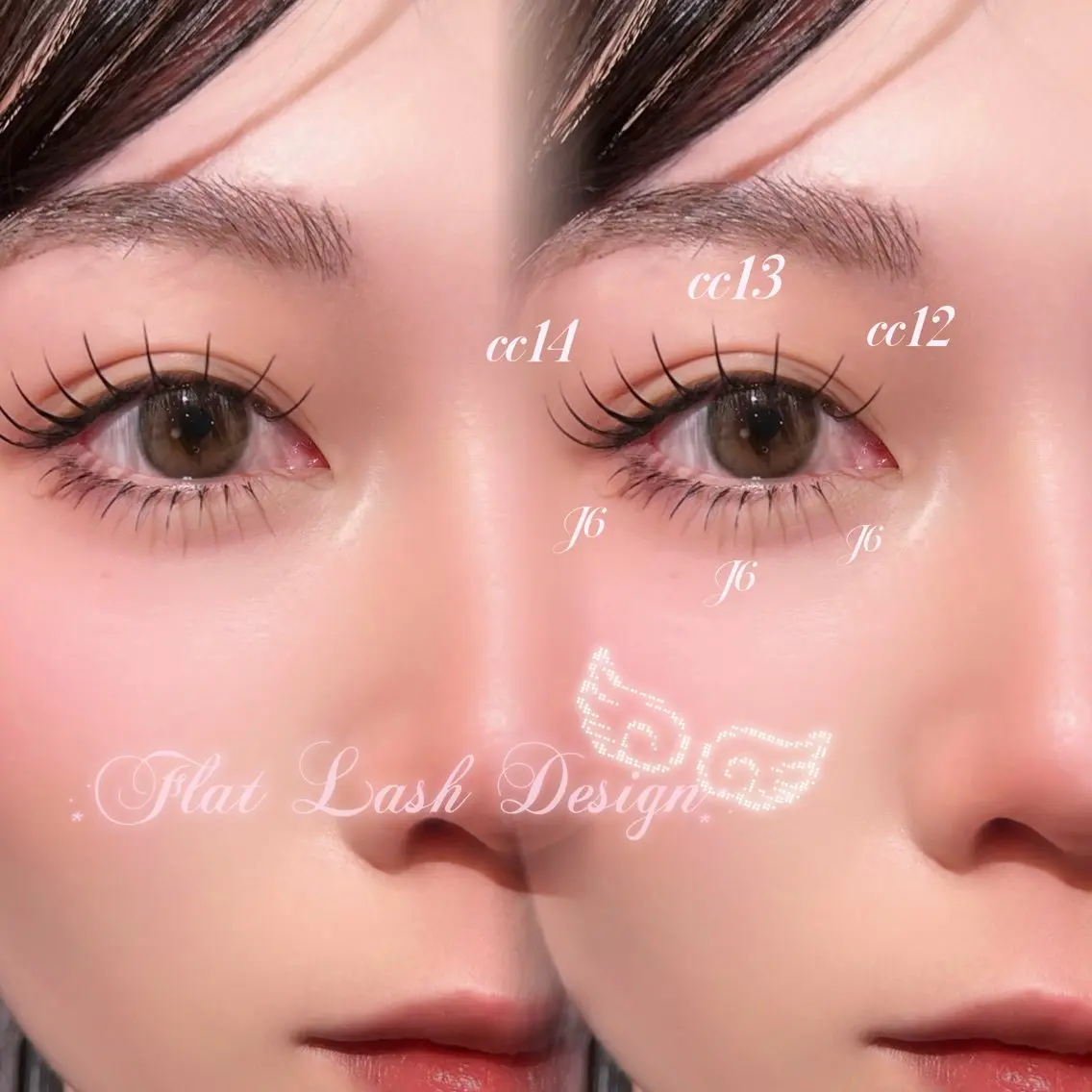 マツエク・マツパ マツエク H  eyelash ⌇𝐦𝐢𝐮 ☽のマツエク・マツパデザイン