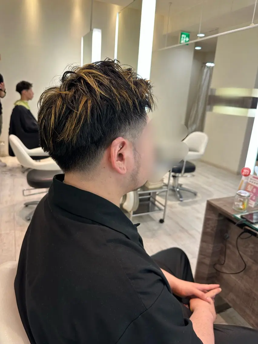 カット&ハイライト&カラーの写真