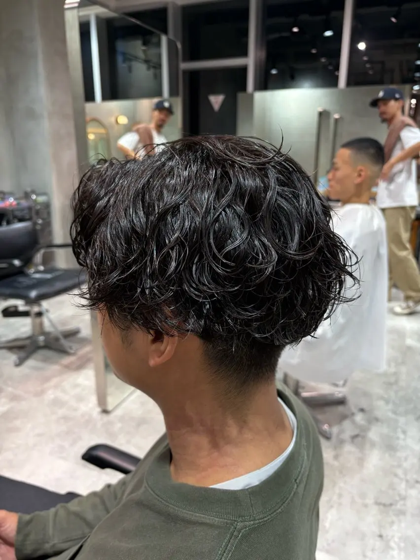 パーマ メンズ カット パーマ fifth 清水睦月のヘアスタイル