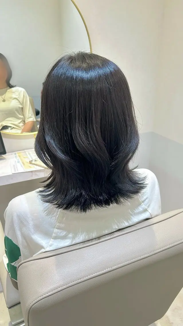 ミディアム カラー ミディアムレイヤー ベージュカラー ブラウンカラー 透明感カラー グレージュ カット ヘアカラー トリートメント Eleanor枚方店 店長　飛鳥　薫のヘアスタイル