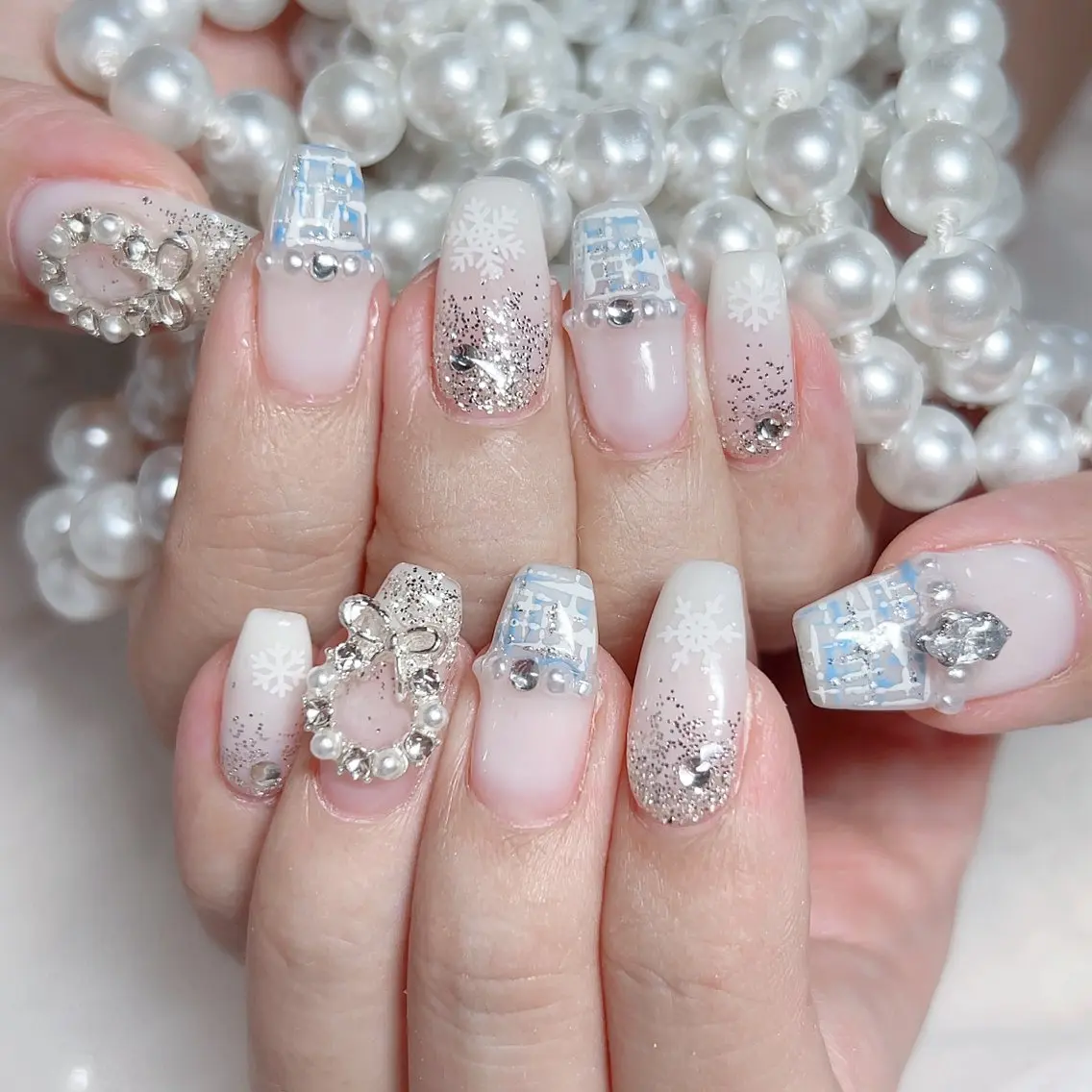 ネイル ハンドネイル M 🌷Nail 長さだし専門店のネイルデザイン
