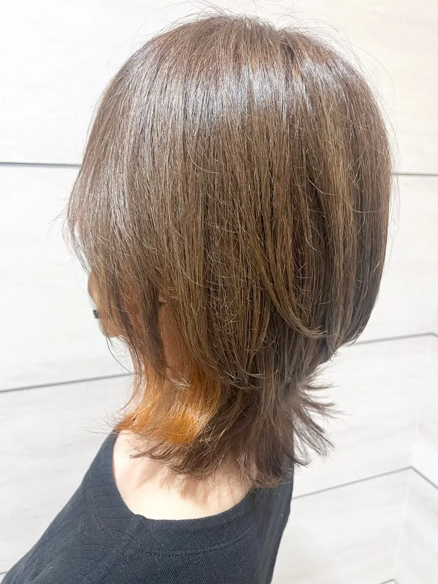 ミディアム カラー ヘアカラー noll【今池駅前】 池田碧花のヘアスタイル