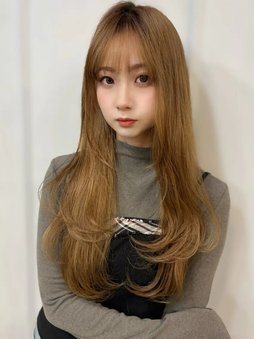 ロング ロング カット 優李 ゆうりのヘアスタイル