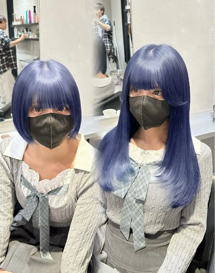 ロング エクステ シールエクステ特化 りこのヘアスタイル
