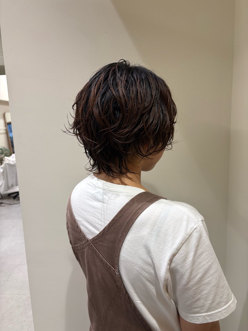 ショート パーマ カット パーマ natsuki /HUIのヘアスタイル